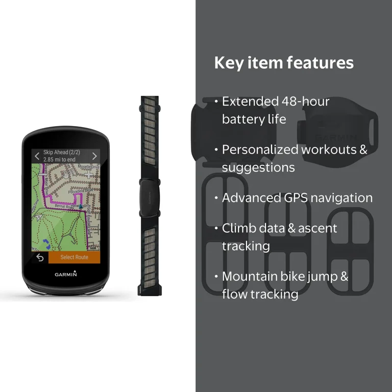 Garmin Edge 1030 Plus Bundle: Advanced GPS Bicycle Computer