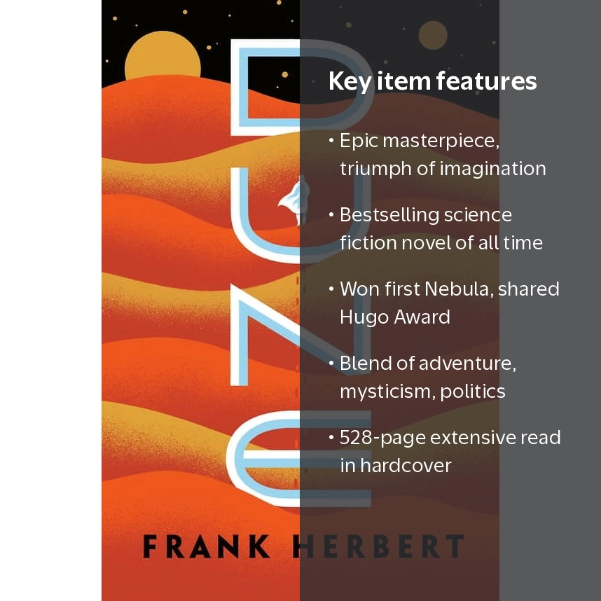 Dune Dune, Book 1, Hardcover, 528 Pages, Science Fiction Novel