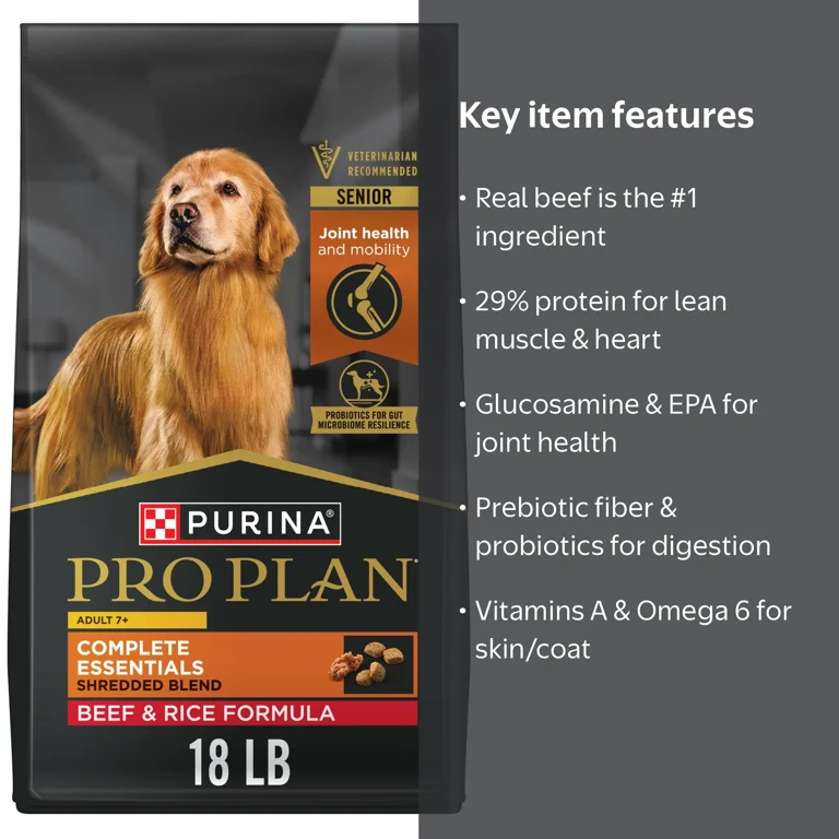 Free Shipping! Purina Pro Plan Senior Adult 7 Plus High Protein
