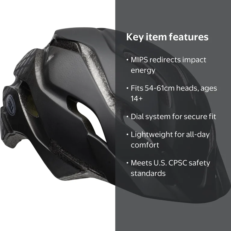 bell 54 helmet Axle Bike Helmet, Black-White, Adult 14+ (54-61cm) Mold construction keeps it lightweight and well ventilated Bell Youth Bike Helmet Black