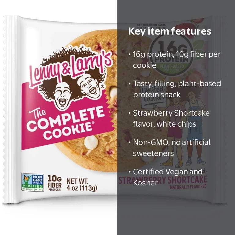 Lenny & Larry's The Complete Cookie, Strawberry Shortcake, Soft