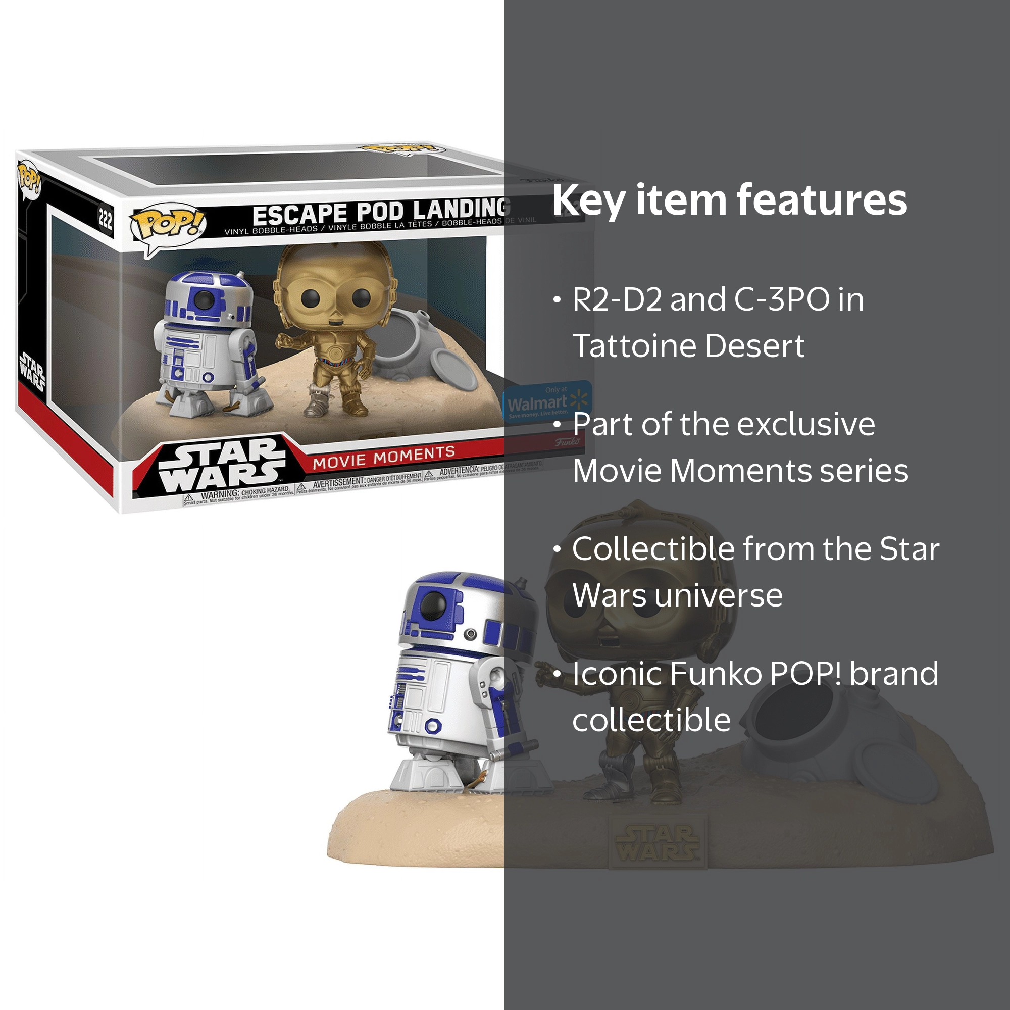 Funko POP! Star Wars Movie Moments: R2-D2 and C-3PO on Tattoine