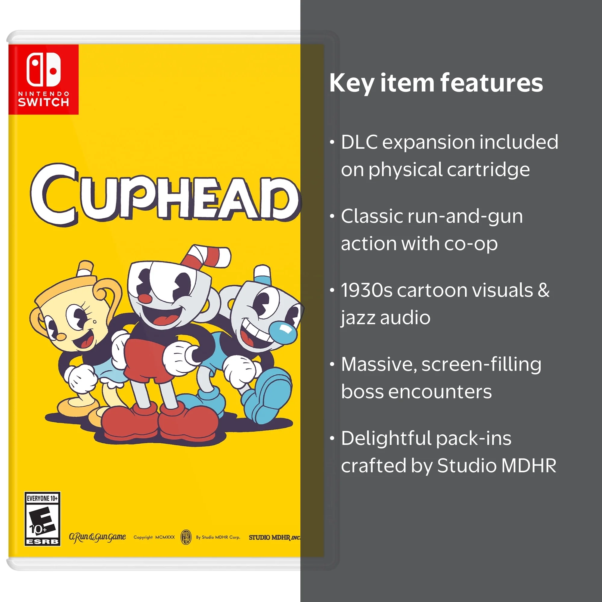 Cuphead - Nintendo Switch - Walmart.com