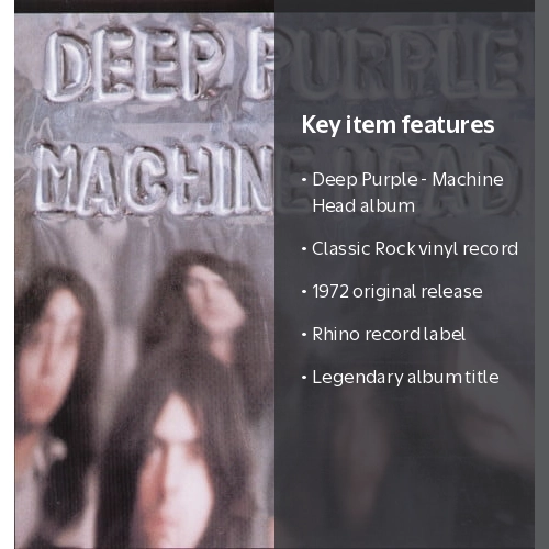Deep Purple - Machine Head - Vinyl Record - Music & Performance