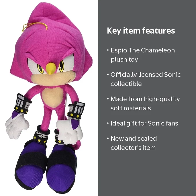Sonic The Hedgehog, Sonic NINJA DETECTIVE Plush, S, Multicolor