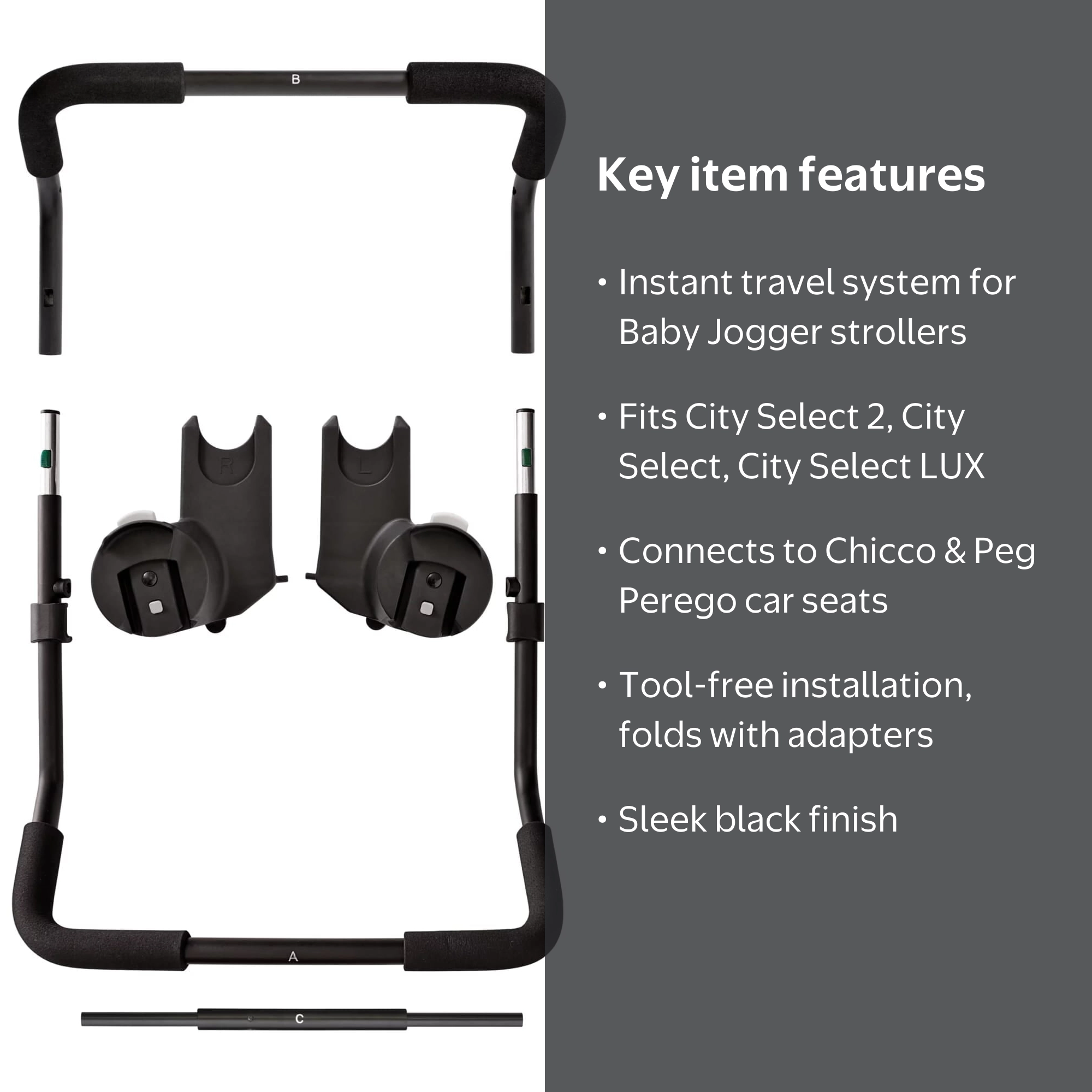 uppababy cruz car seat UPPAbaby VISTA/CRUZ Adapter for Maxi-Cosi/Nuna/Cybex Infant Car Seat