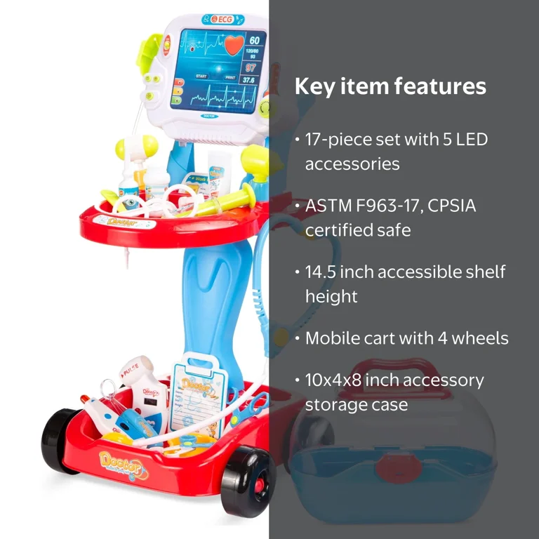 Best Choice Products Play Medical Kit for Kids, Pretend Medical