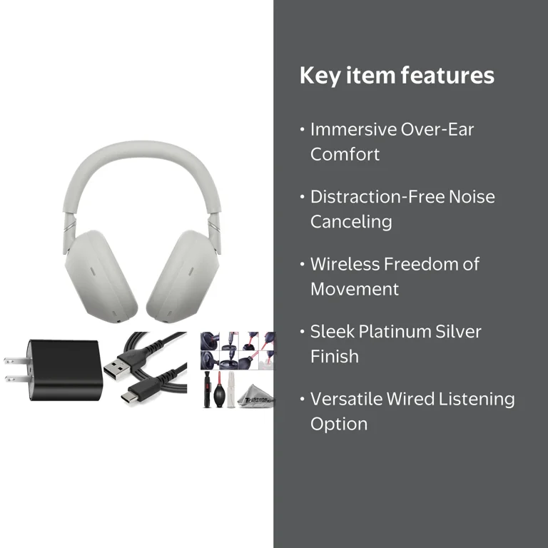 Sony WH-1000XM6 Noise-Canceling Wireless Over-Ear Headphones