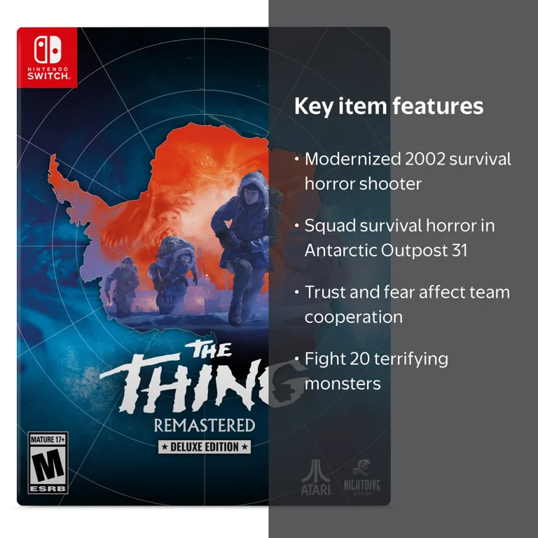 The Thing: Remastered - Deluxe Edition, Nintendo Switch - Walmart.com