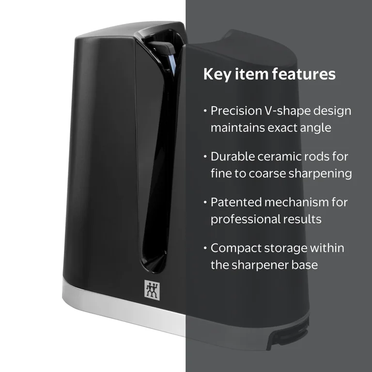 ZWILLING V-Edge Knife Sharpener for Western and Japanese Blades