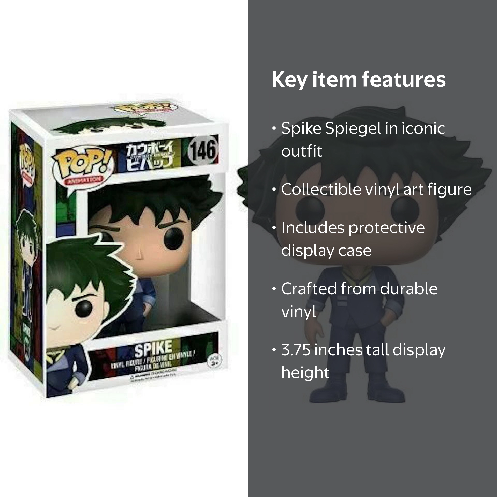Funko Pop! Animation Cowboy Bebop Spike Spiegal Figure #146, In