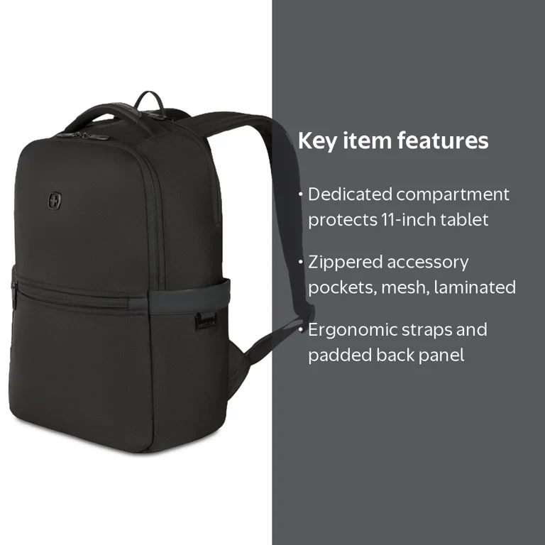 Wenger 1026202429 Swissgear 1026 Laptop Backpack Case Black Fits