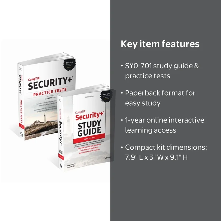 Sybex Study Guide: SY0-701 Security+ Certification Kit - Walmart.com