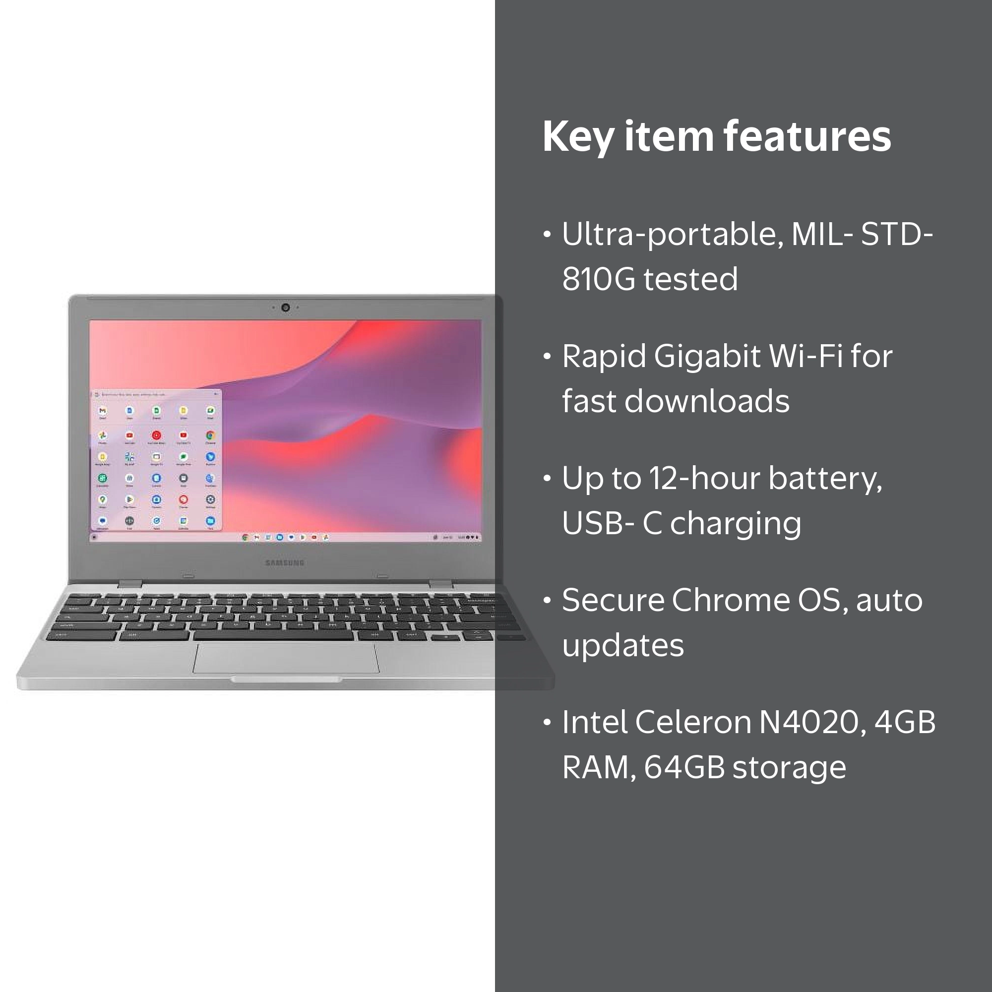 Samsung, Chromebook 4, 11.6