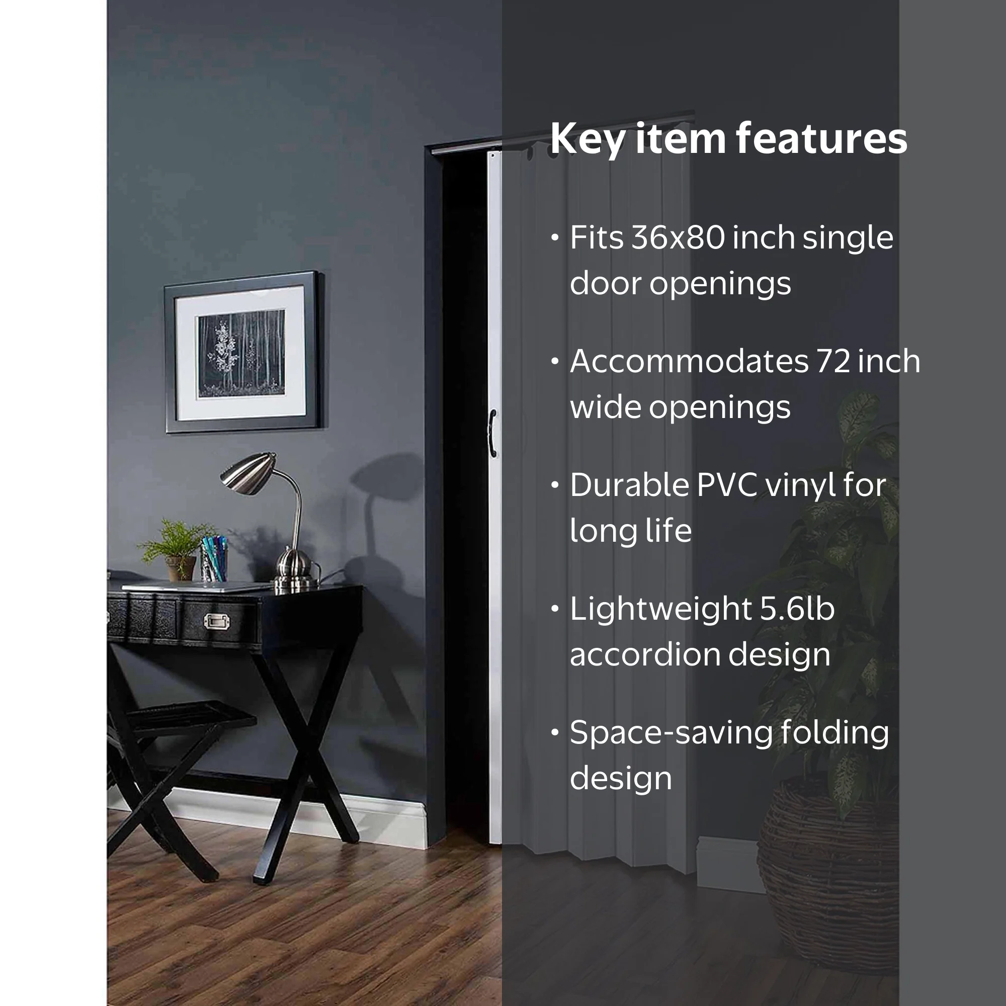 Homestyle, Deco Folding Door, Fits 36