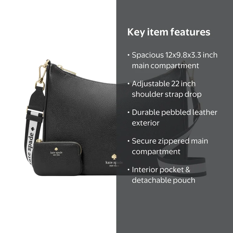 Kate Spade New York Emma Large Convertible Crossbody Shoulder Bag