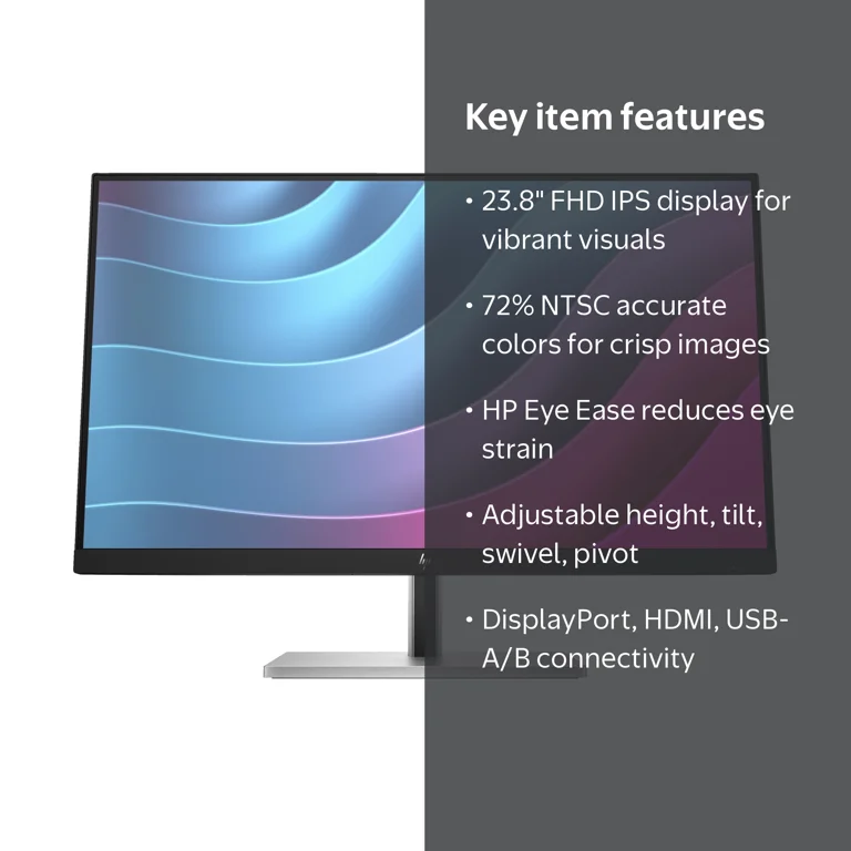 HP E24 G5 Full HD Screen Monitor 23.8