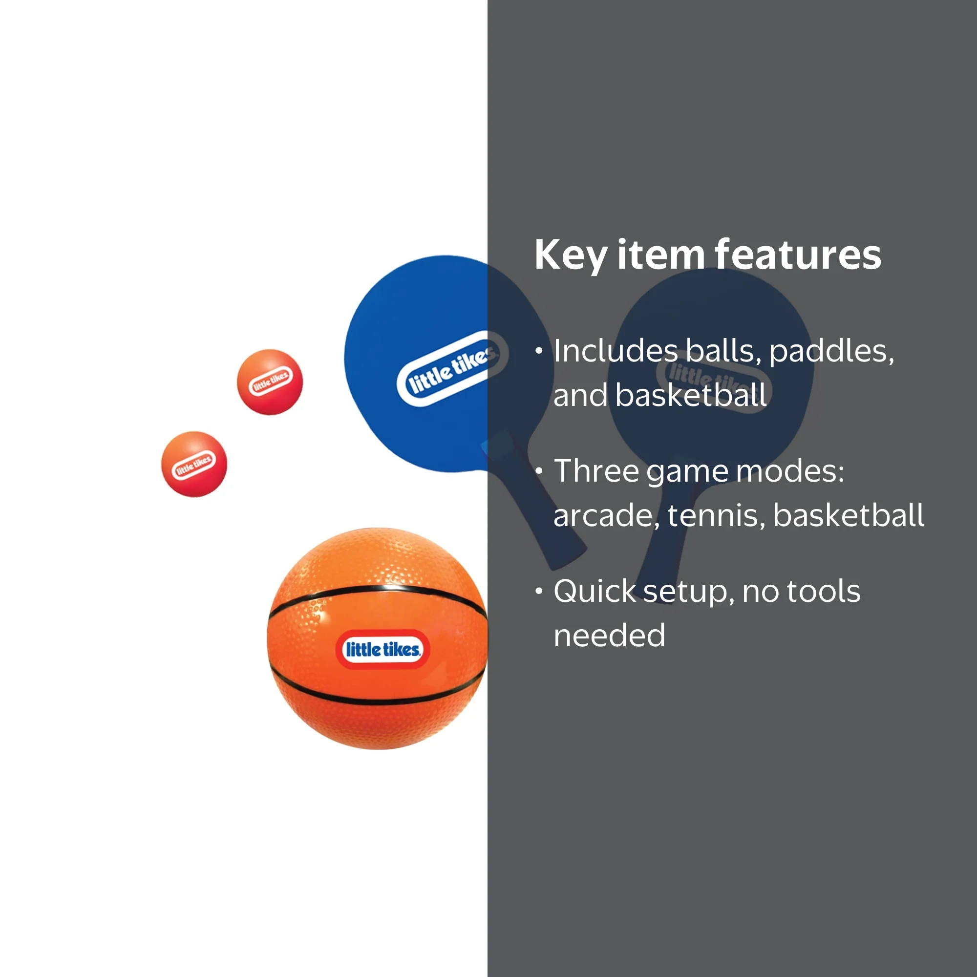 Little Tikes 3-in-1 Easy Score Rebound Games - Walmart.com