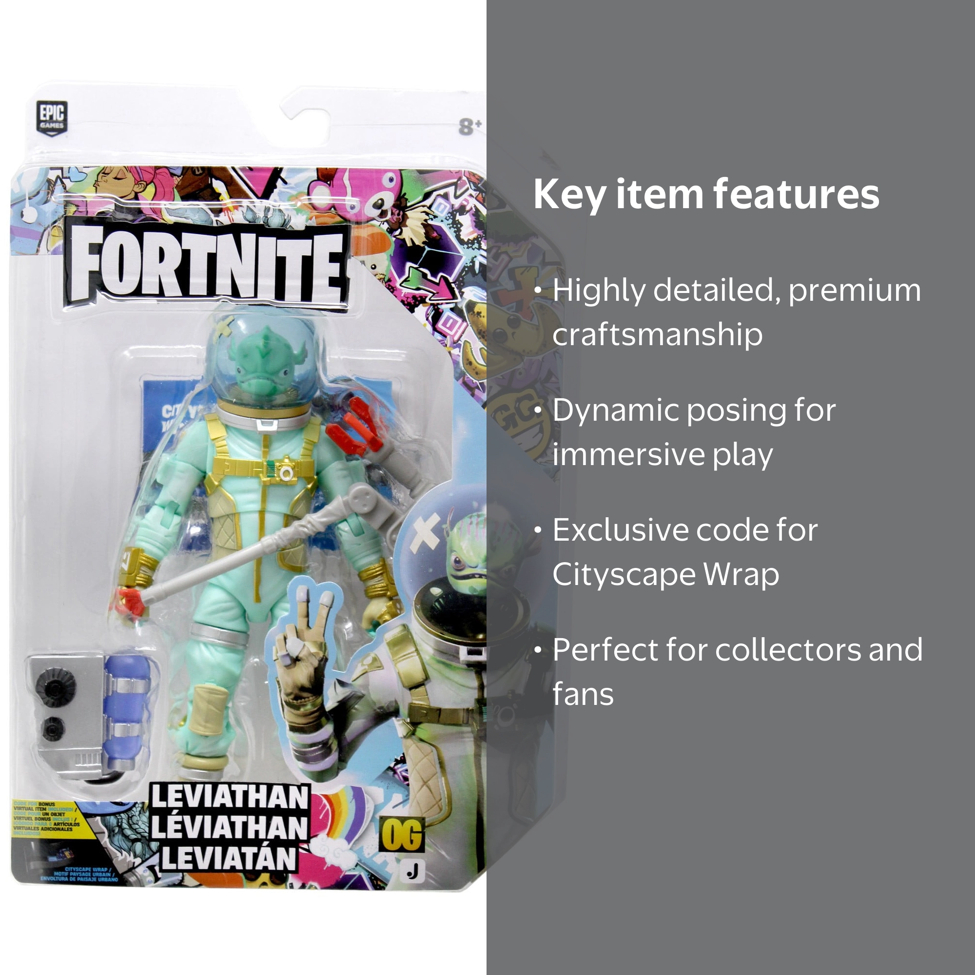 Fortnite Legendary Series Leviathan Action Figure [Includes Code