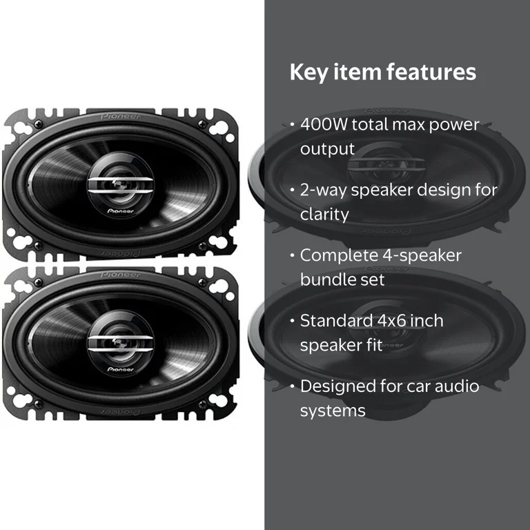 4x Pioneer TS-G4620S 4x6