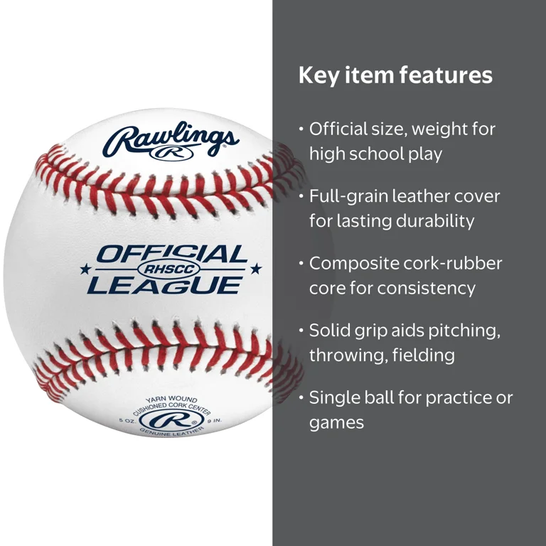 Rawlings | Official League OLB3 Recreational Use Baseball | 8U | 1