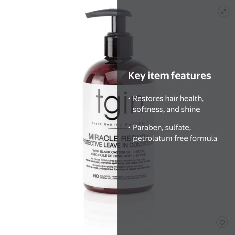 Thank God It's Natural, Miracle RepaiRx Leave-In Conditioner, 13