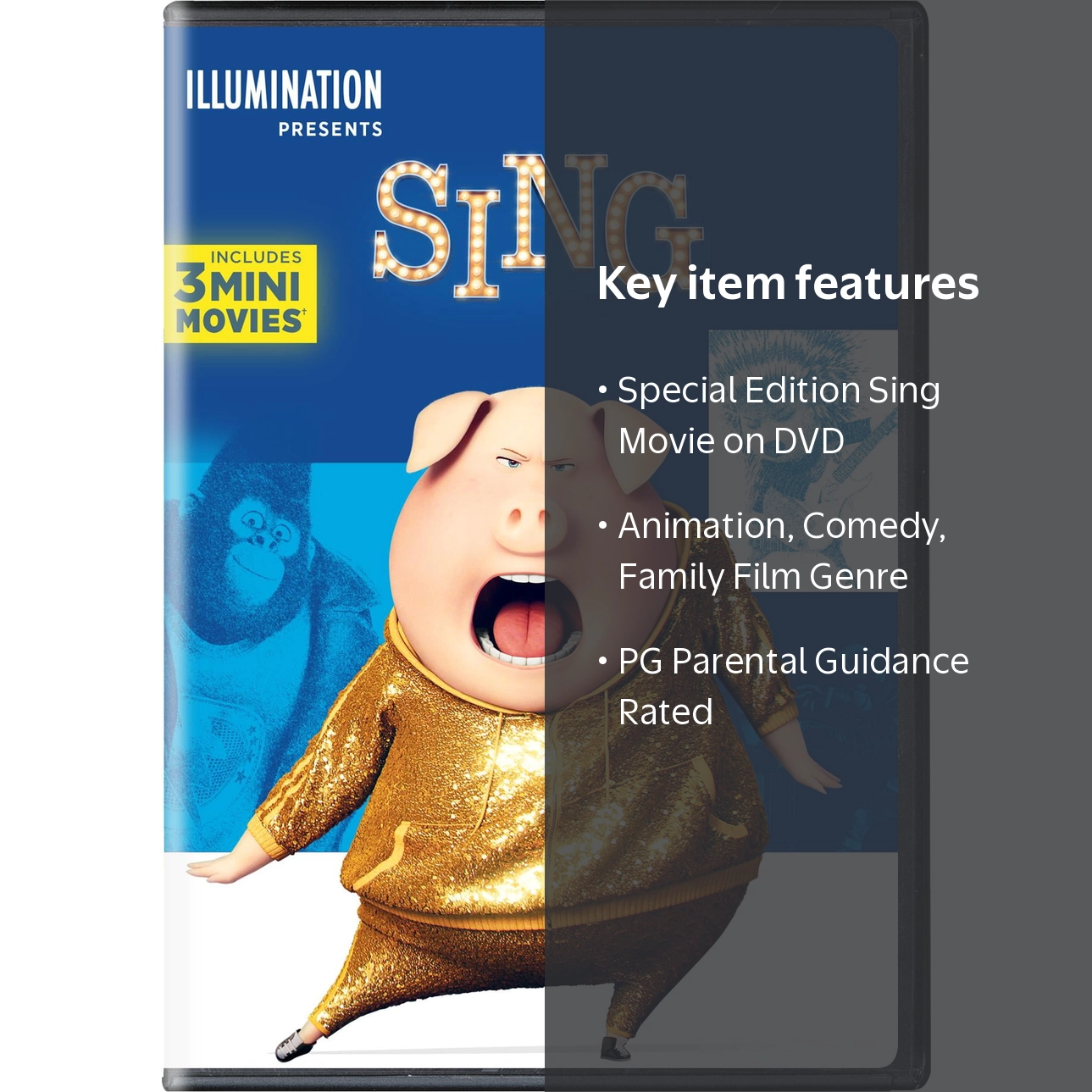 SDS Sing Special Edition DVD, animated musical comedy featuring