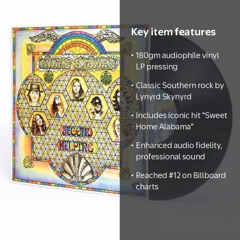 Geffen Records, Vinyl, Second Helping, Lynyrd Skynyrd - Walmart.com