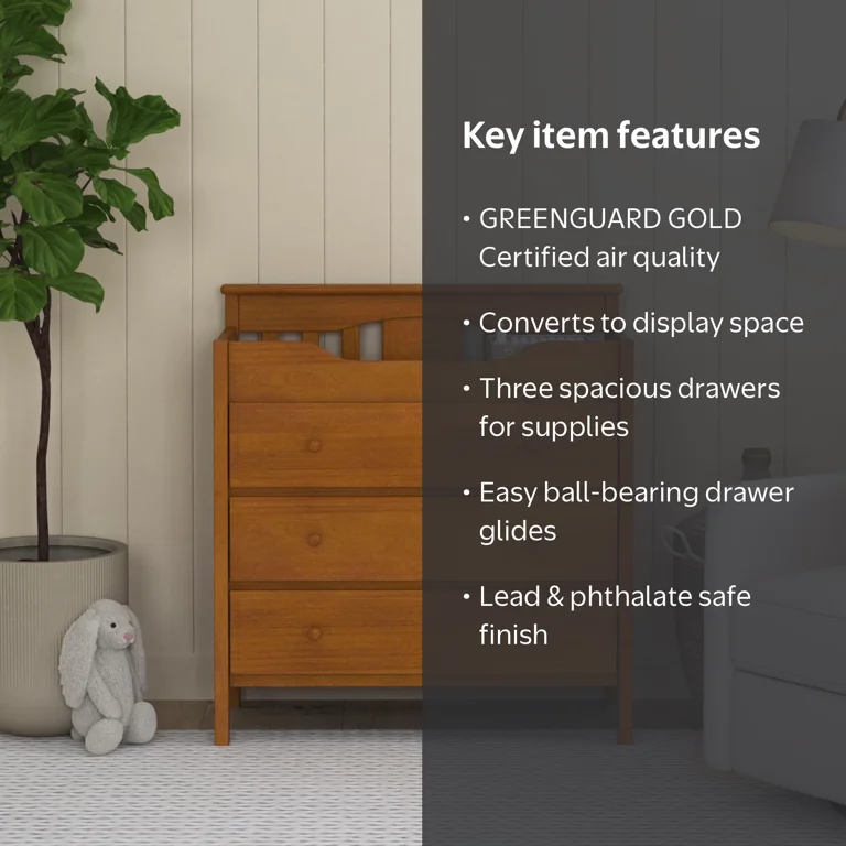 daVinci Jayden 3-Drawer Changer Dresser - Walmart.com