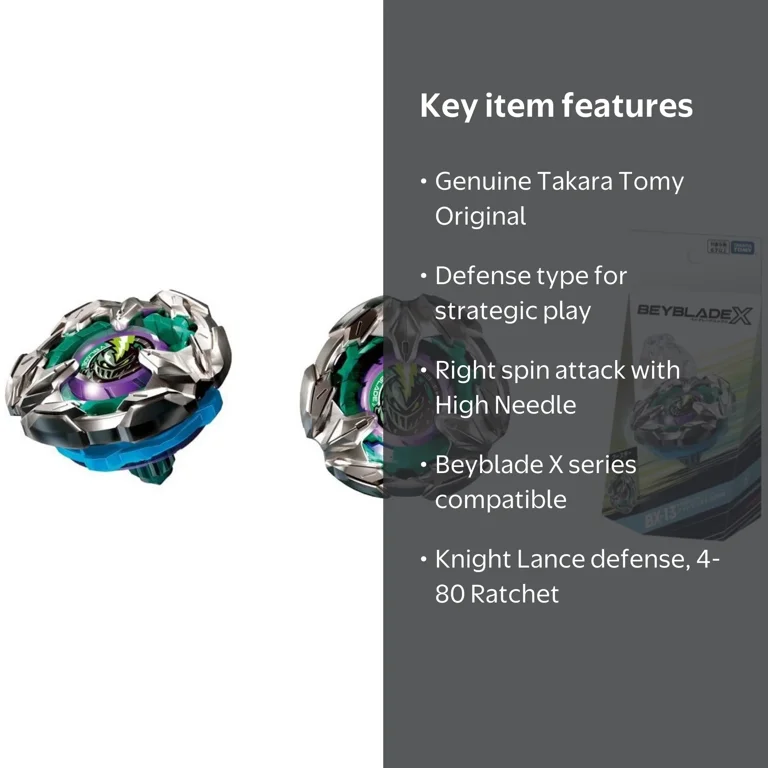 Takara Tomy, Beyblade X, BX-13 Knight Lance, High Needle Booster