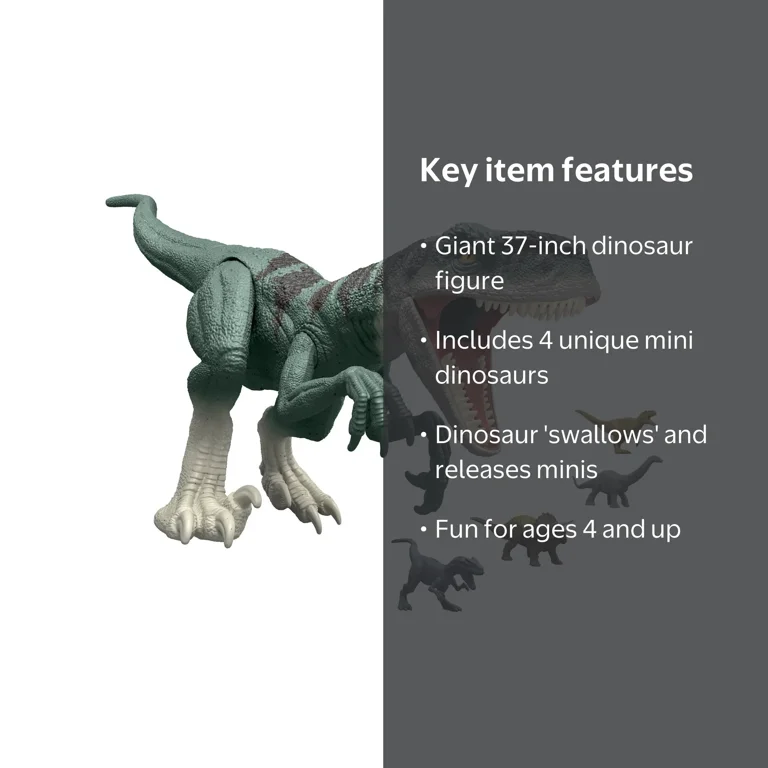Jurassic World Rebirth Atrociraptor Super Colossal Action Figure