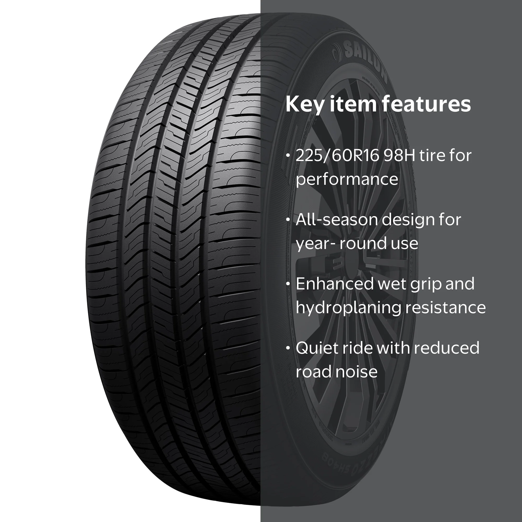 Sailun Atrezzo SH408 All Season 225/60R16 98H Passenger Tire
