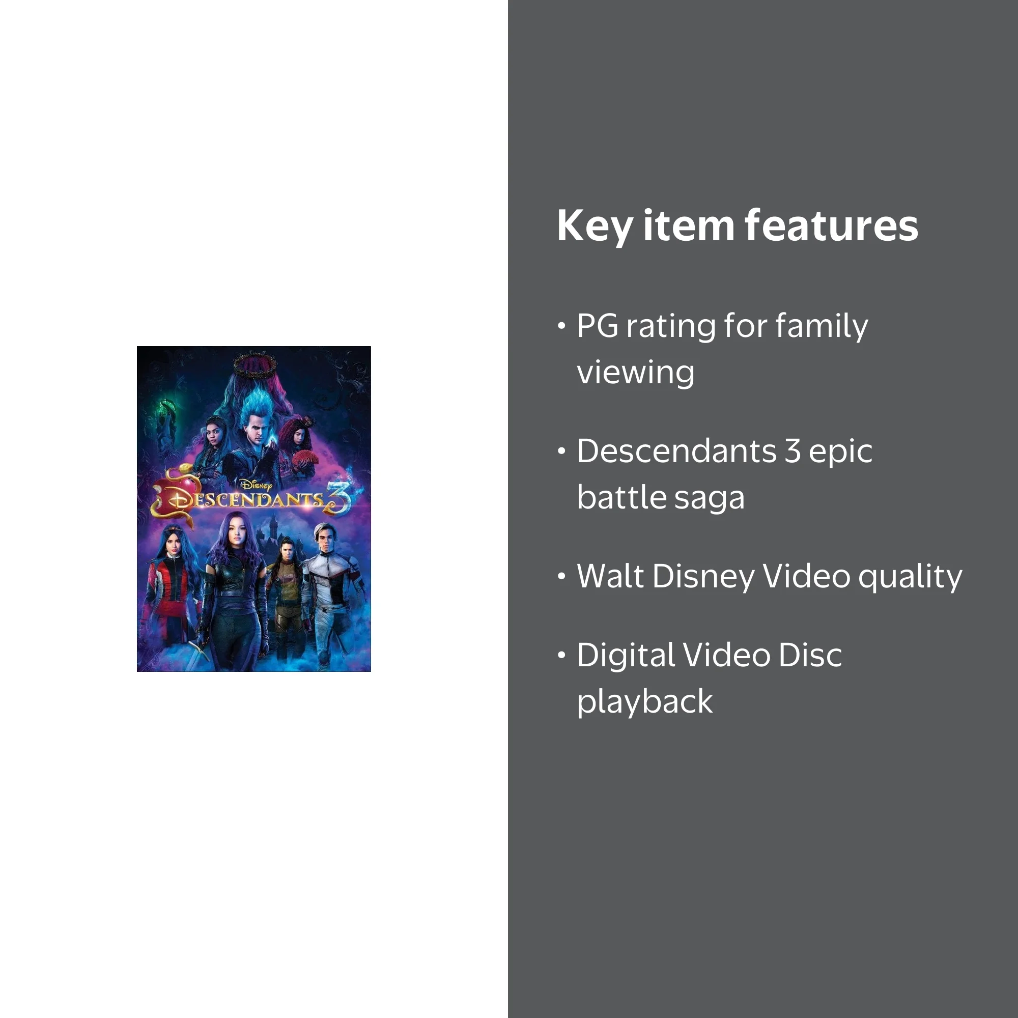 Disney Video, Descendants 3 Digital Video Disc, PG - Walmart.com