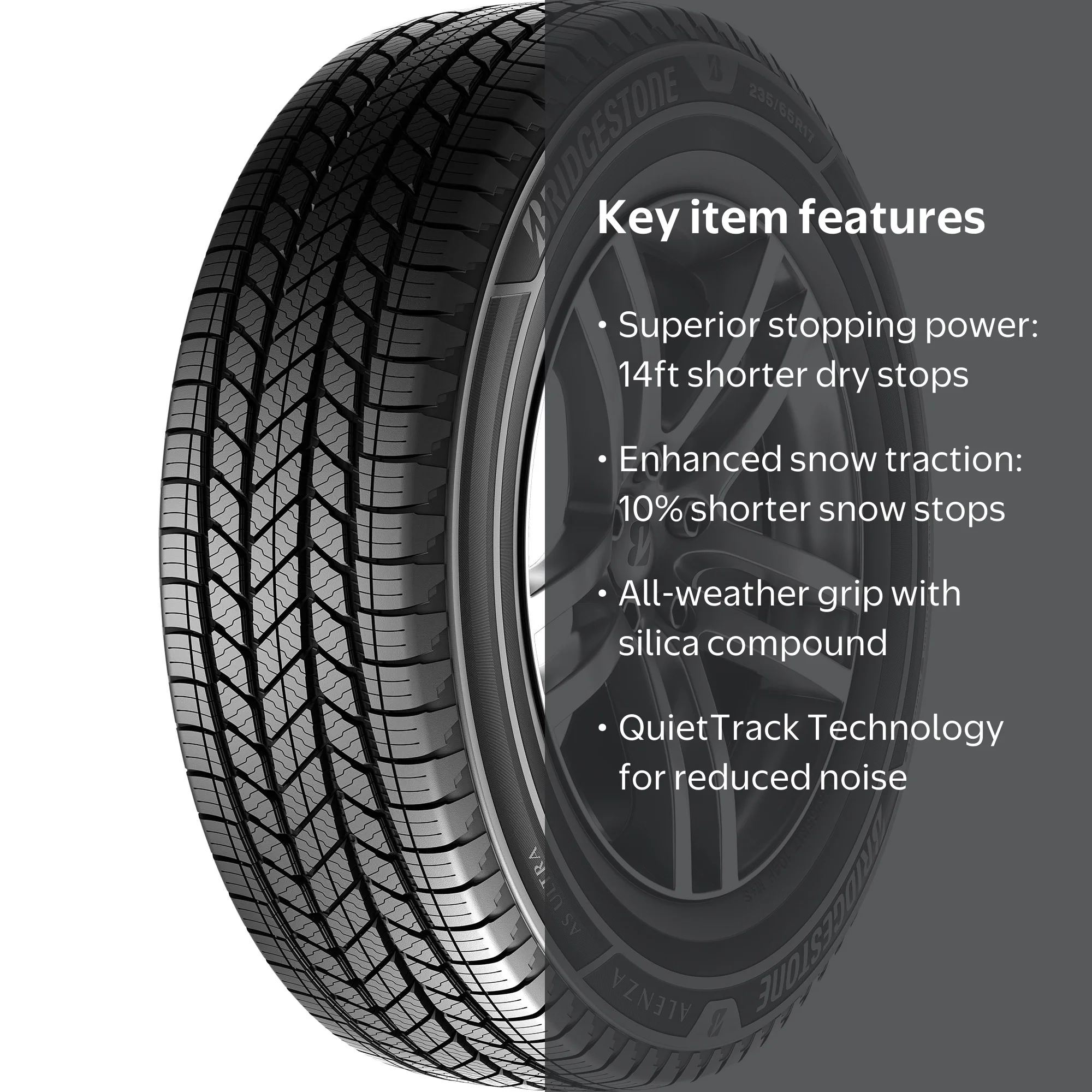 Bridgestone Alenza A/S Ultra All Season 235/55R18 100V SUV