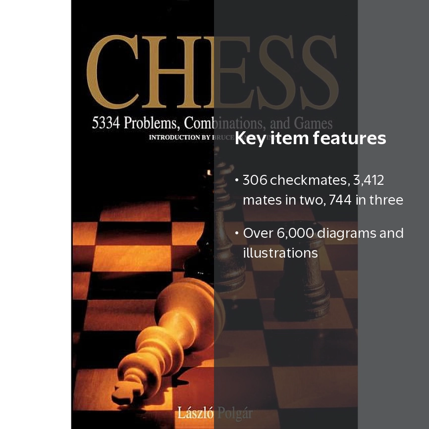 Bruce Pandolfini, Chess, 5334 Problems Combinations and Games