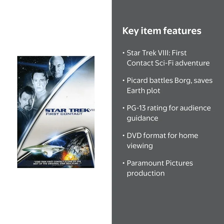 Paramount, DVD, Star Trek VIII First Contact, Borg, Sci-Fi