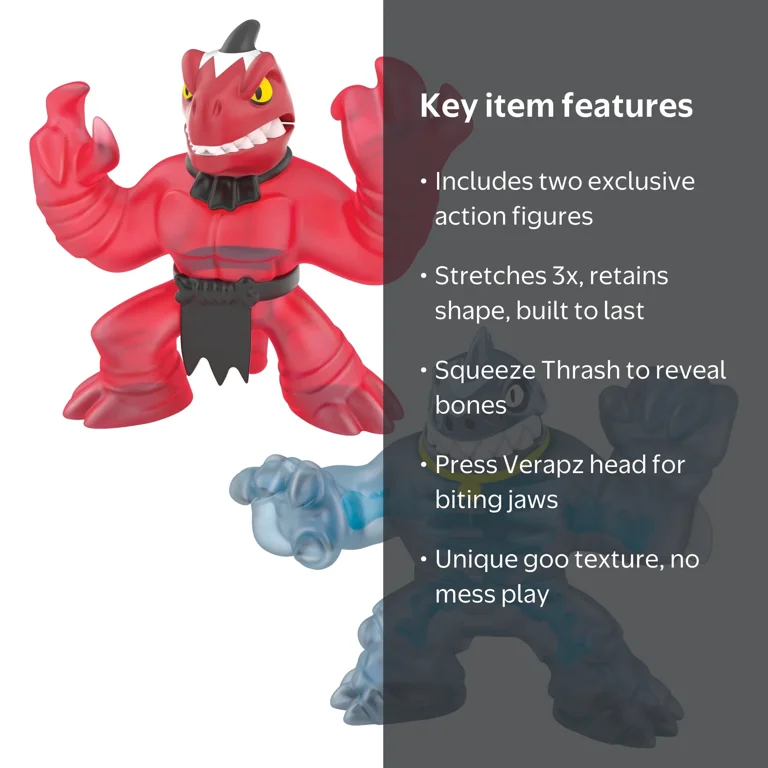 Heroes of Goo Jit Zu Dino X-Ray Fossil Faceoff Versus Pack