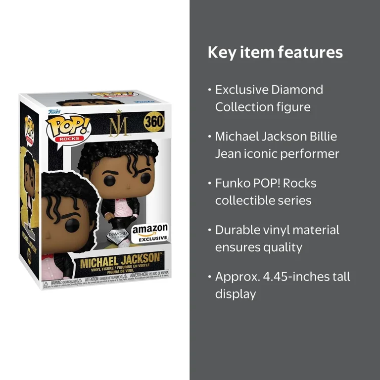 Funko POP! Rocks Michael Jackson Vinyl Figure (Billie Jean