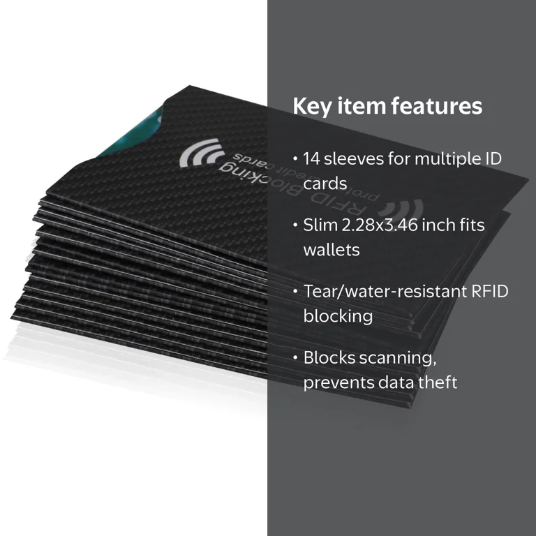 credit card protector rfid blocking sleeves Pacsafe RFIDsleeve 25 RFID-Blocking Sleeve 2 Pack if your credit cards or identification cards were scanned nefariously RFID Blocking Colorful Credit Card