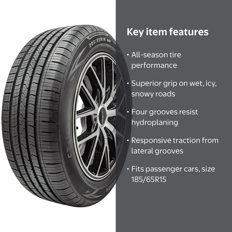 Crossmax, Passenger Tire, 185/65R15 88H, All Season - Walmart.com