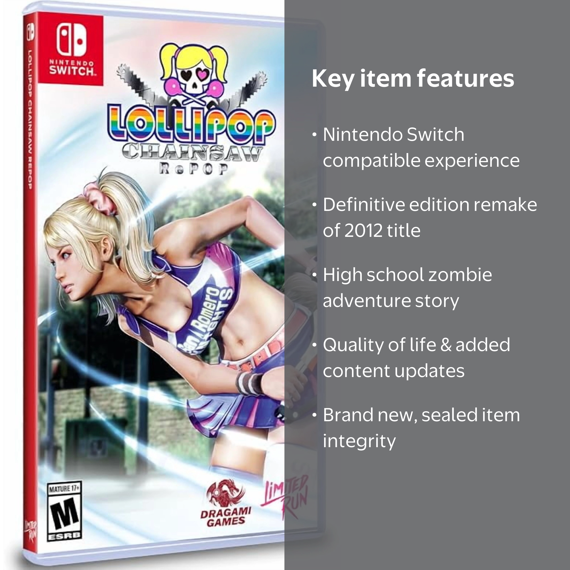 Limited Run Games, Lollipop Chainsaw RePOP, Nintendo Switch