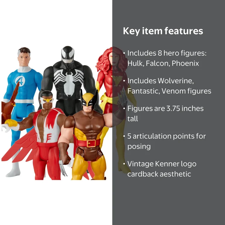 Marvel Legends Retro 375 Collection 3 3/4 inch Action Figures Wave