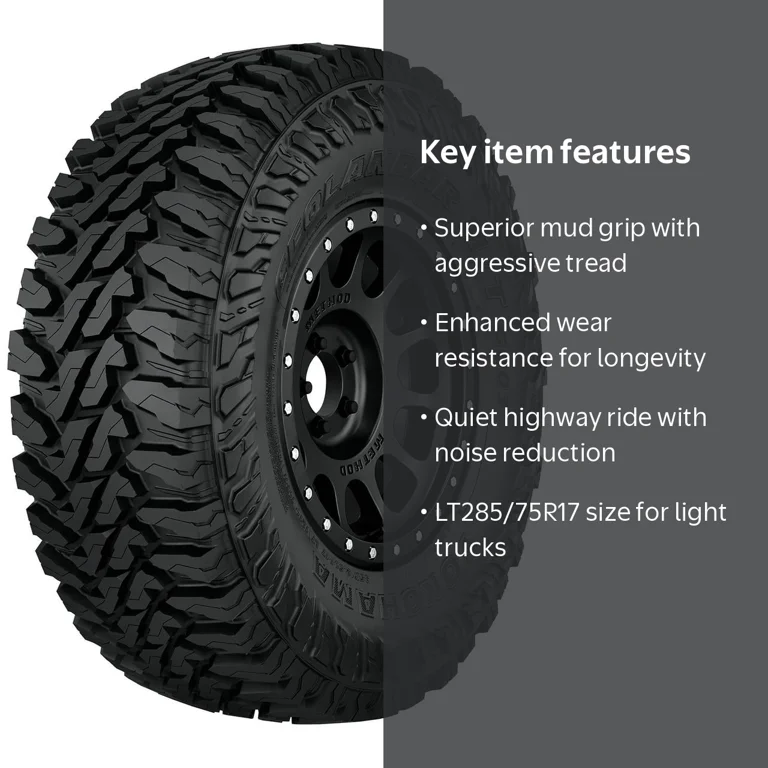 Yokohama Geolandar M/T G003 LT285/75R17/10 121/118Q BW Mud Terrain