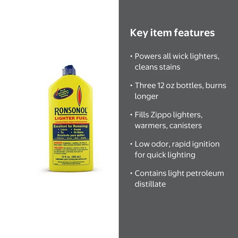 cigarette lighter fluid ingredients Slim Gift Set The fluid is clean Royal Oak 200294068 Charcoal Lighter