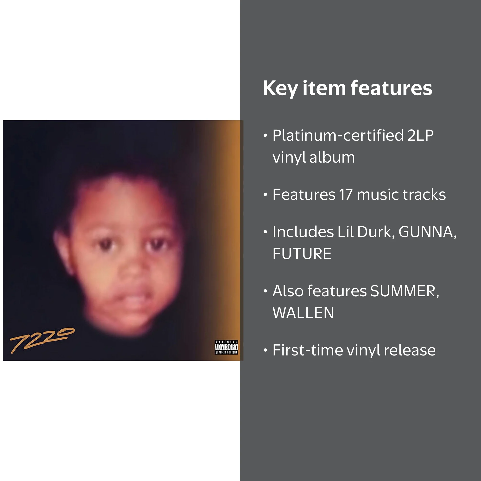 Lil Durk - 7220 - Music & Performance - Vinyl - Walmart.com