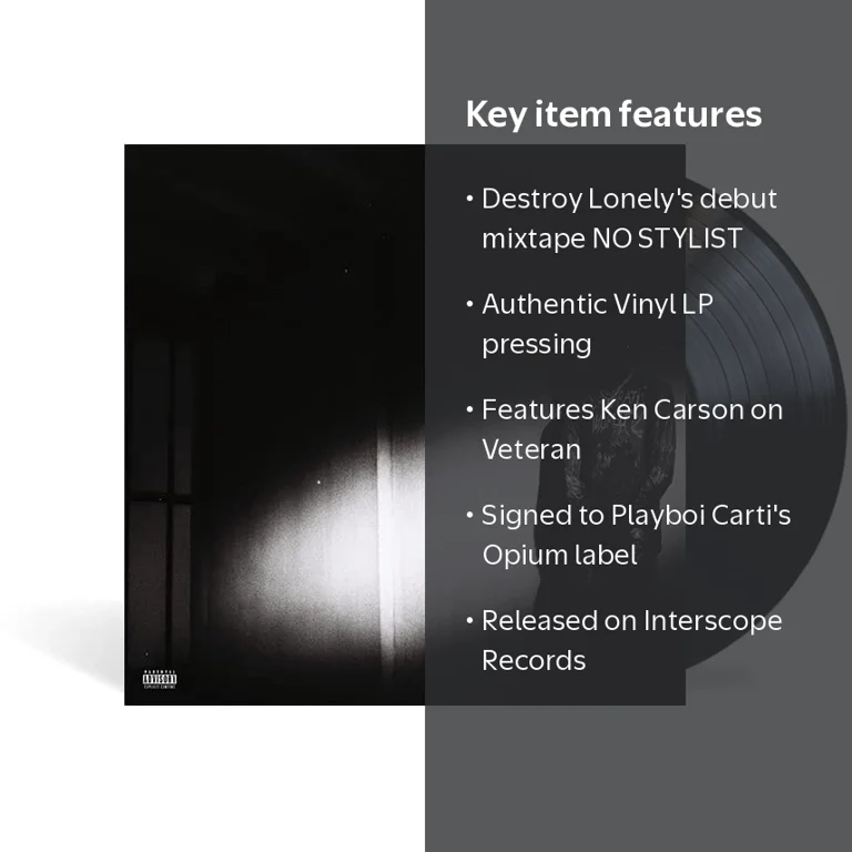 Destroy Lonely - No Stylist Vinyl LP, Debut Mixtape, Music