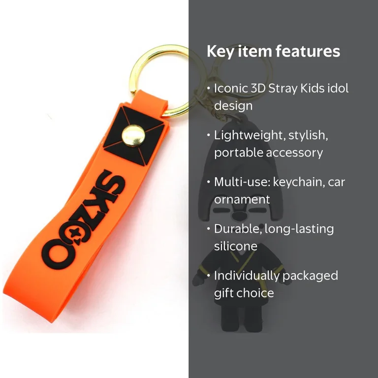 Kpop Idol SKZOO Stray Kids Snap Hook Keychain, ZKSOO-4 - Walmart.com