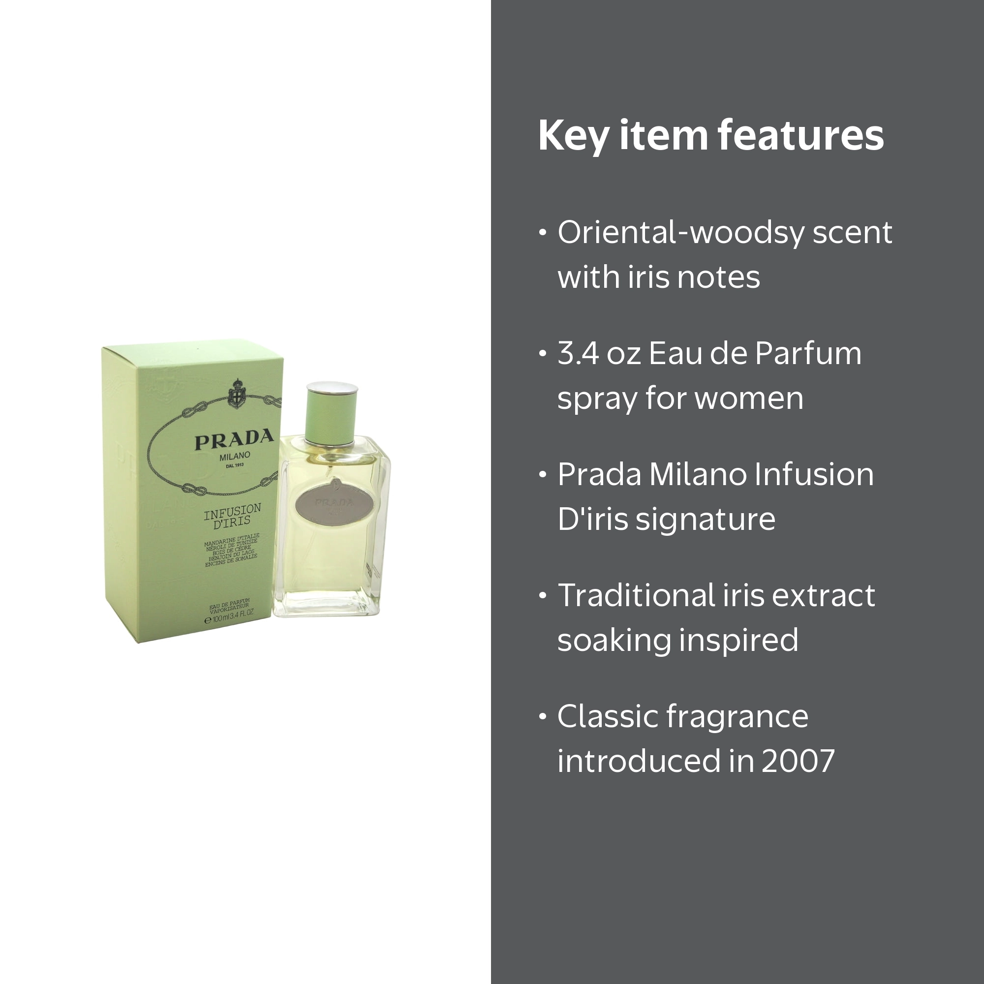 Prada Infusion D'iris Eau De Parfum Spray, 3.4 oz - Sophisticated