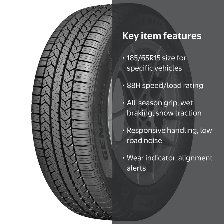 General AltiMAX RT45 All Season 185/65R15 88H Passenger Tire
