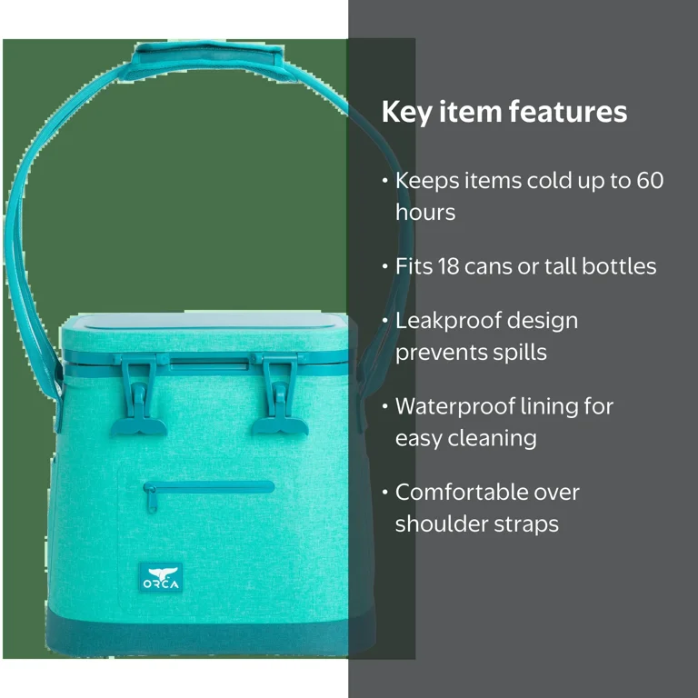 ORCA Wanderer Tote Soft-Sided Cooler Insulated Portable Ice Chest